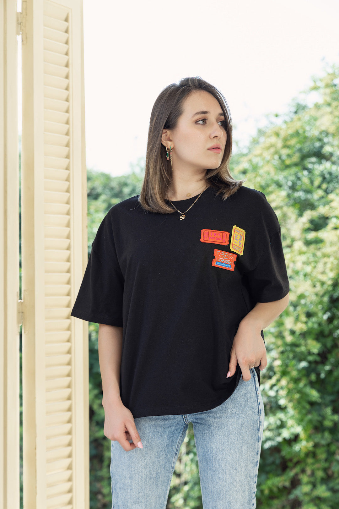 Image of Black Tee - Callista